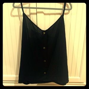 Boohoo Plus Size Black Buffon Cami